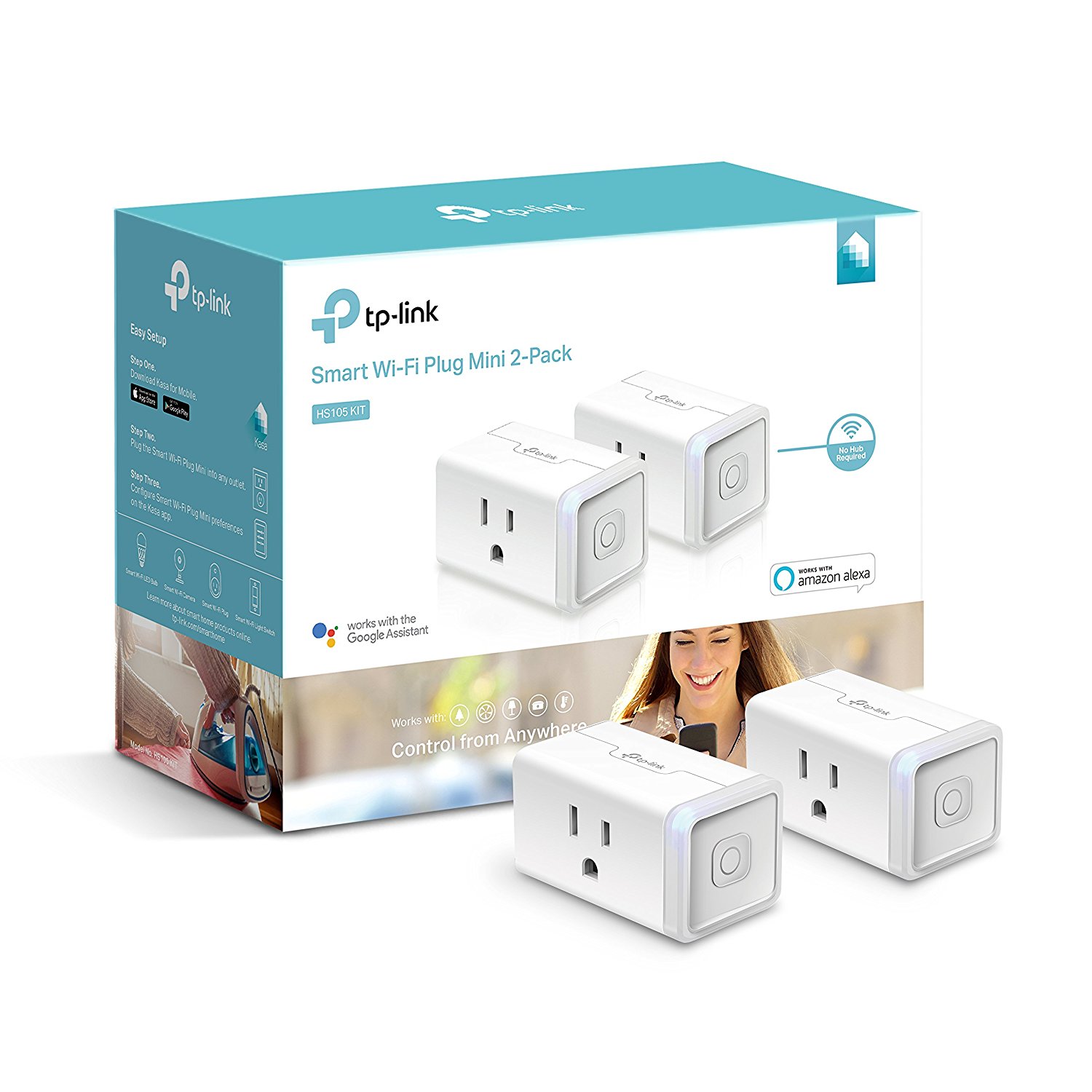 TP-Link Smart Plug Mini 2-Pack (HS105 KIT)