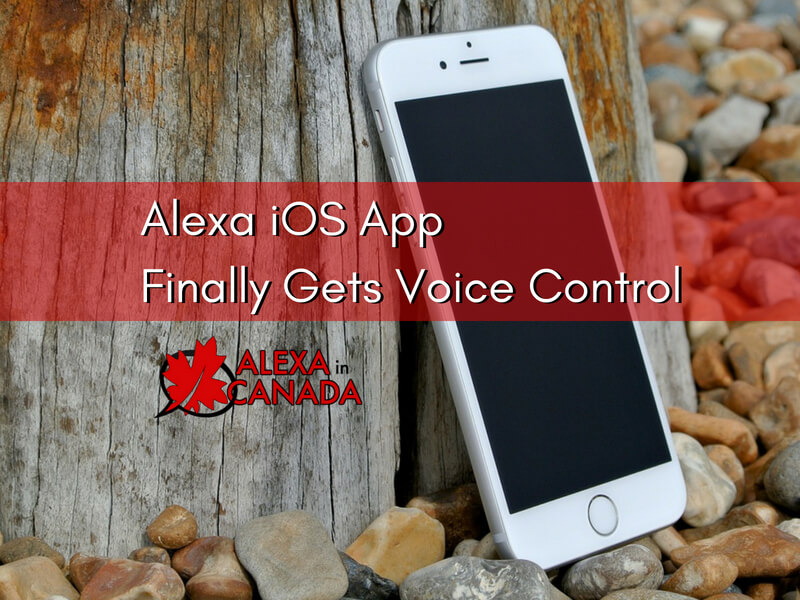 Alexa iOS App Finally Gets Voice Control