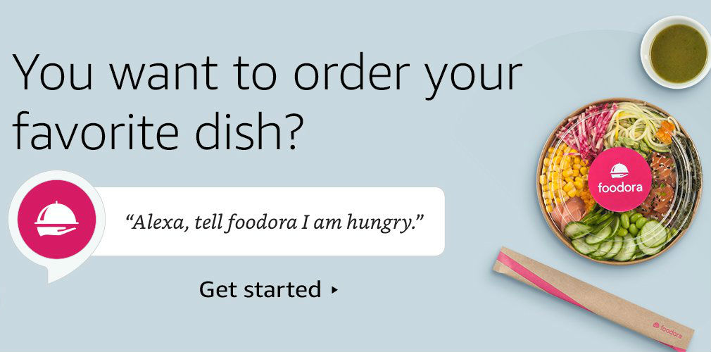 Foodora Amazon Alexa Canada