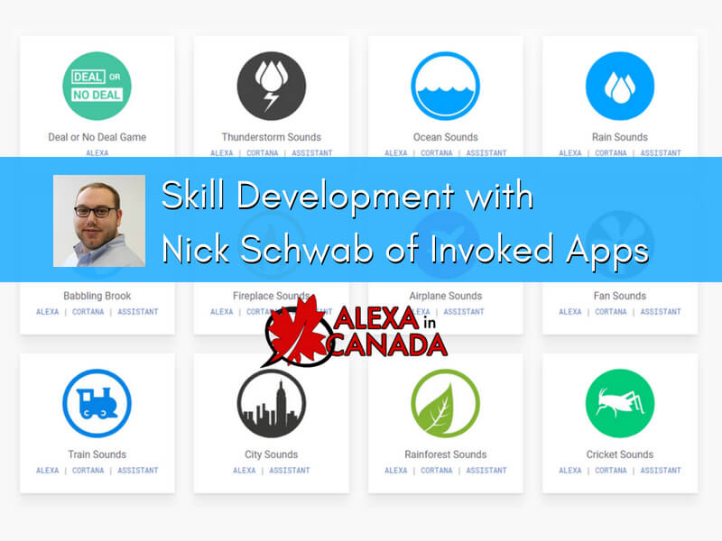 Skill Development Nick Schwab Invoked Apps Ambient Sounds